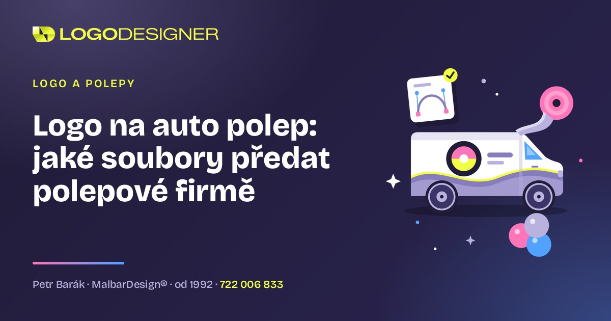 Logo na auto polep: jaké soubory polepová firma potřebuje