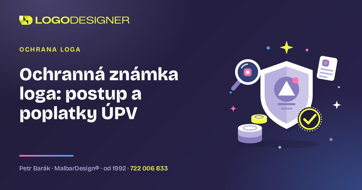 Ochranná známka loga v ČR: postup, poplatky ÚPV a co ověřit
