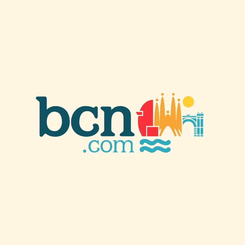 Logo bcn.com — městský portál Barcelona, Španělsko